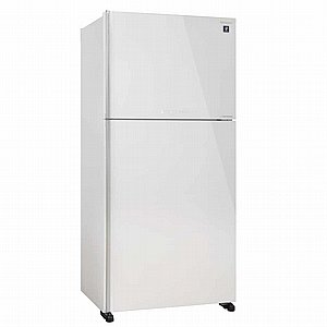 מקרר מקפיא עליון שארפ דגם SJ4660WH זכוכית לבנה + שבת מקרר מקפיא עליון שארפ דגם SJ4660WH זכוכית לבנה + שבת