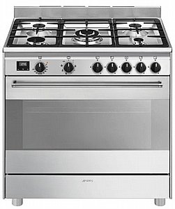 תנור משולב גז 90 ס"מ סמג' דגם BG91 Inox נירוסטה מוברשת תנור משולב גז 90 ס"מ סמג' דגם BG91 Inox נירוסטה מוברשת