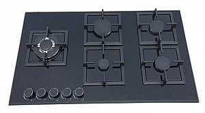 כיריים גז 5 לקאזה דגם LCT90GBSB כיריים גז 5 לקאזה דגם LCT90GBSB