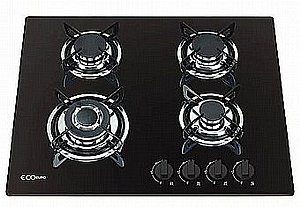 כיריים גז 4 ל' זכוכית אקו דגם ECS604GBE כיריים גז 4 ל' זכוכית אקו דגם ECS604GBE