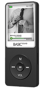 נגן סאמויקס בלי רדיו MP3 בייסיק סאונד 4GB נגן סאמויקס בלי רדיו MP3 בייסיק סאונד 4GB